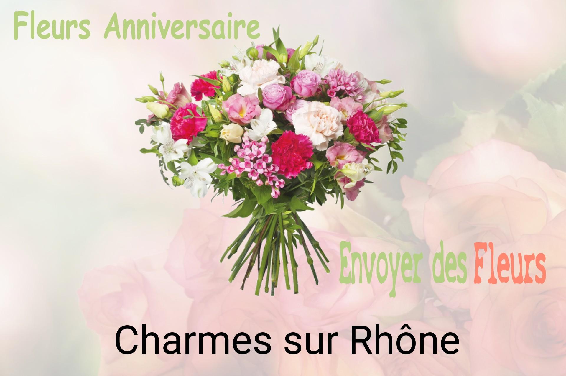 Bouquet de fleurs d’anniversaire livré à Charmes-sur-Rhône
