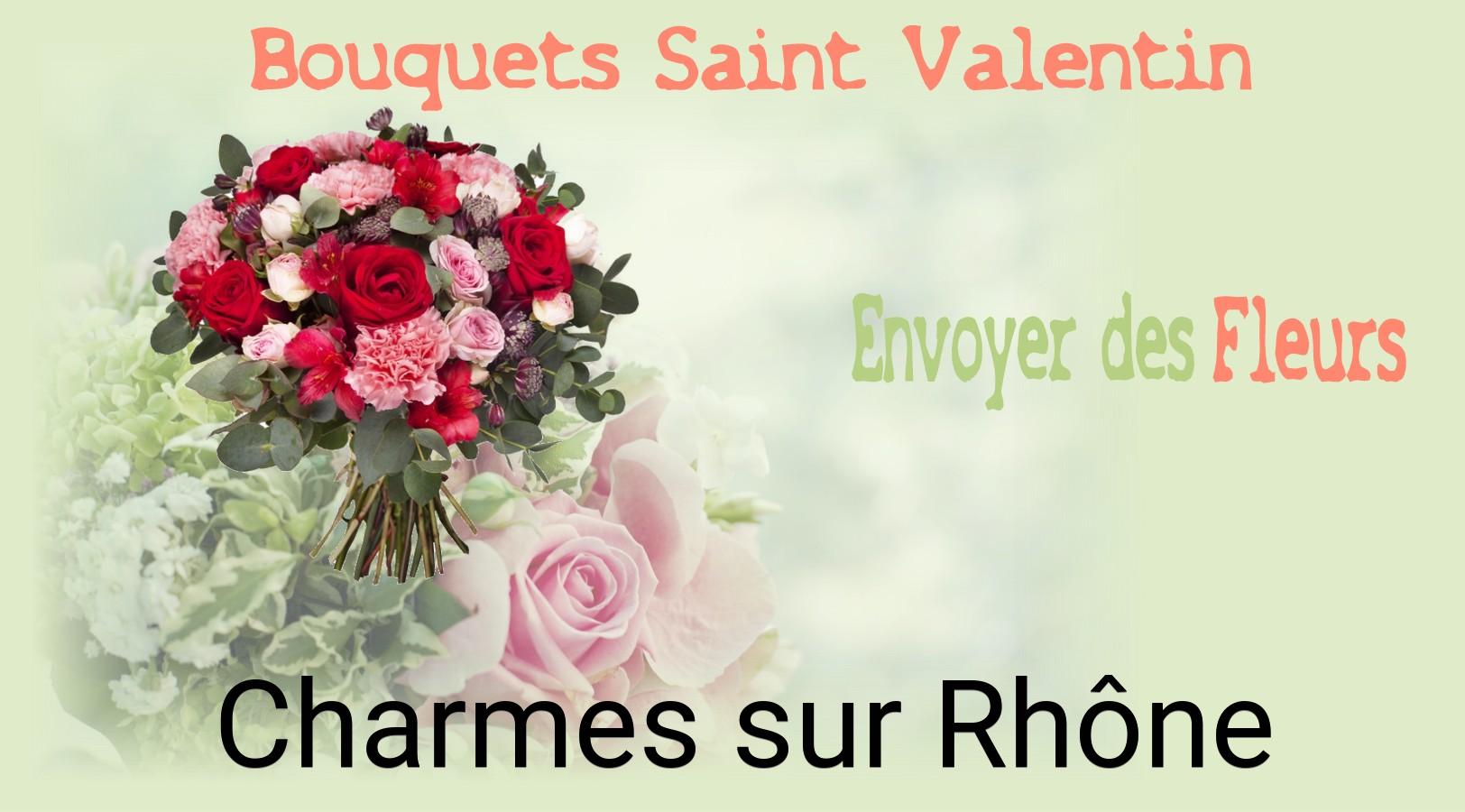 Roses de Saint-Valentin livrées à Charmes-sur-Rhône